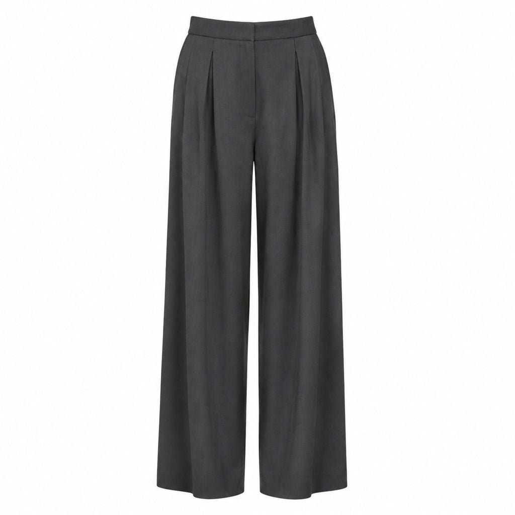 Pantalon Madeleine – Pantalon large taille haute