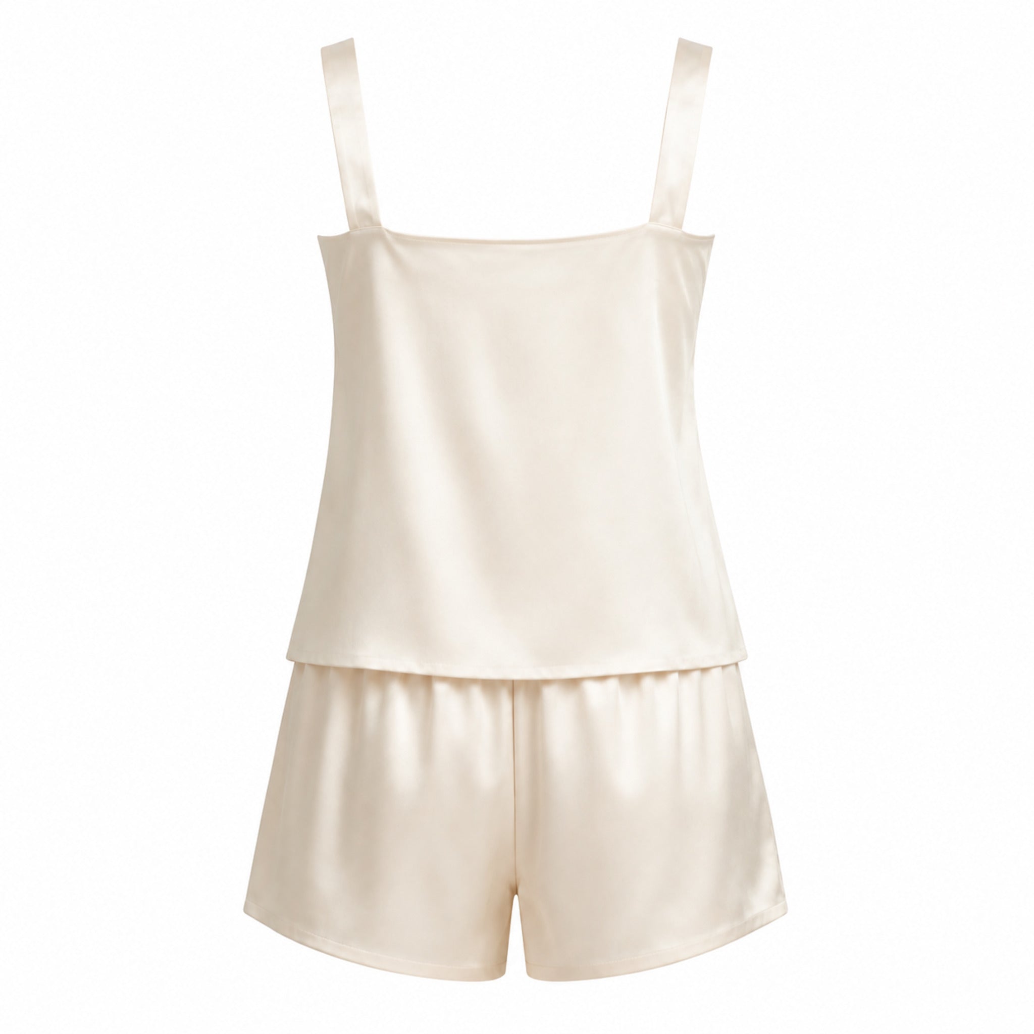 Ensemble Céleste – Pyjama caraco et short satiné