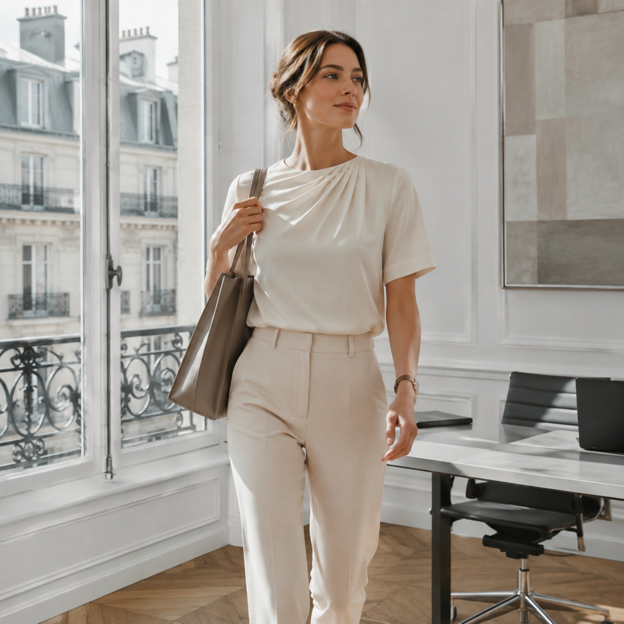 Blouse Bastille – Blouse fluide col raffiné
