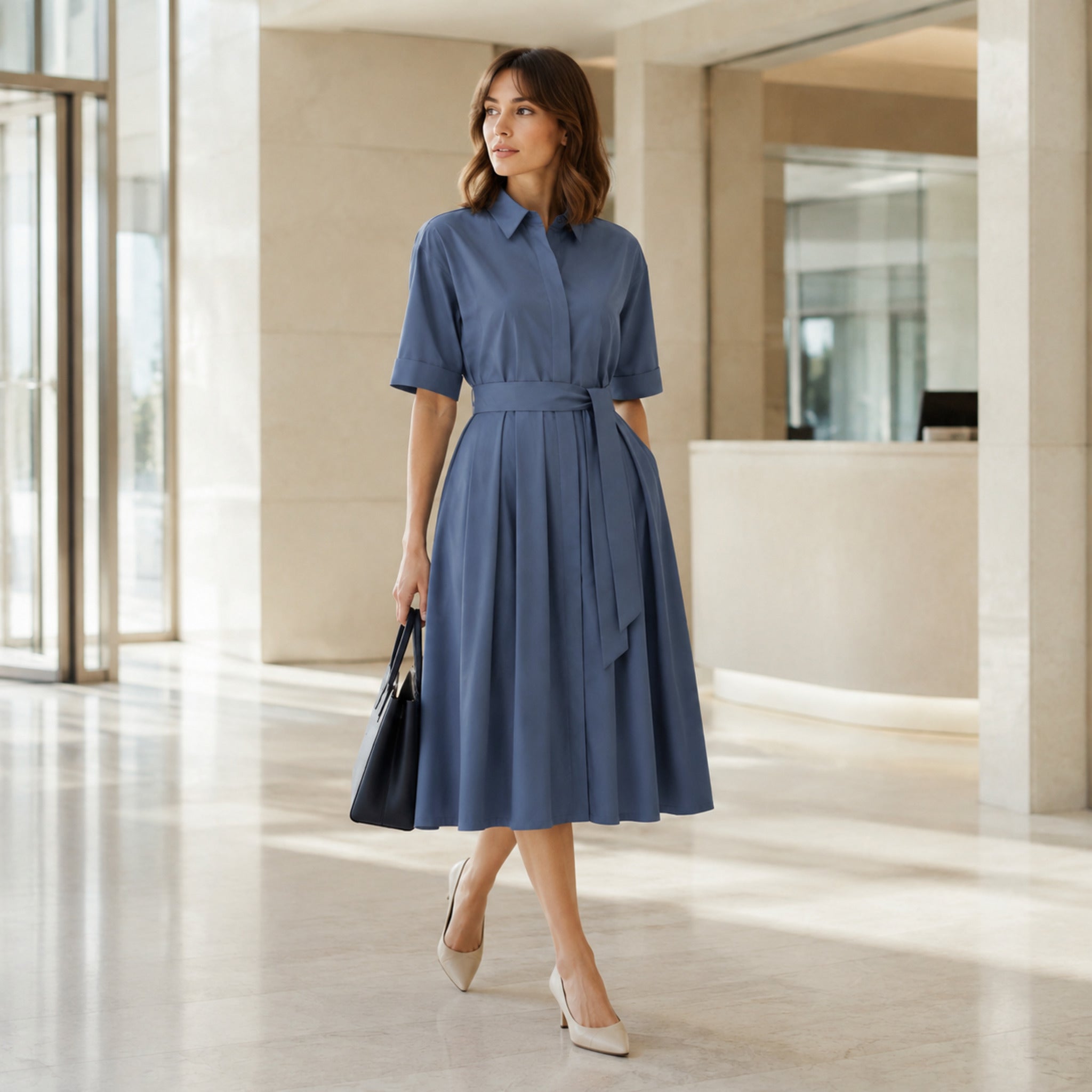 Robe Marais – Robe portefeuille fluide