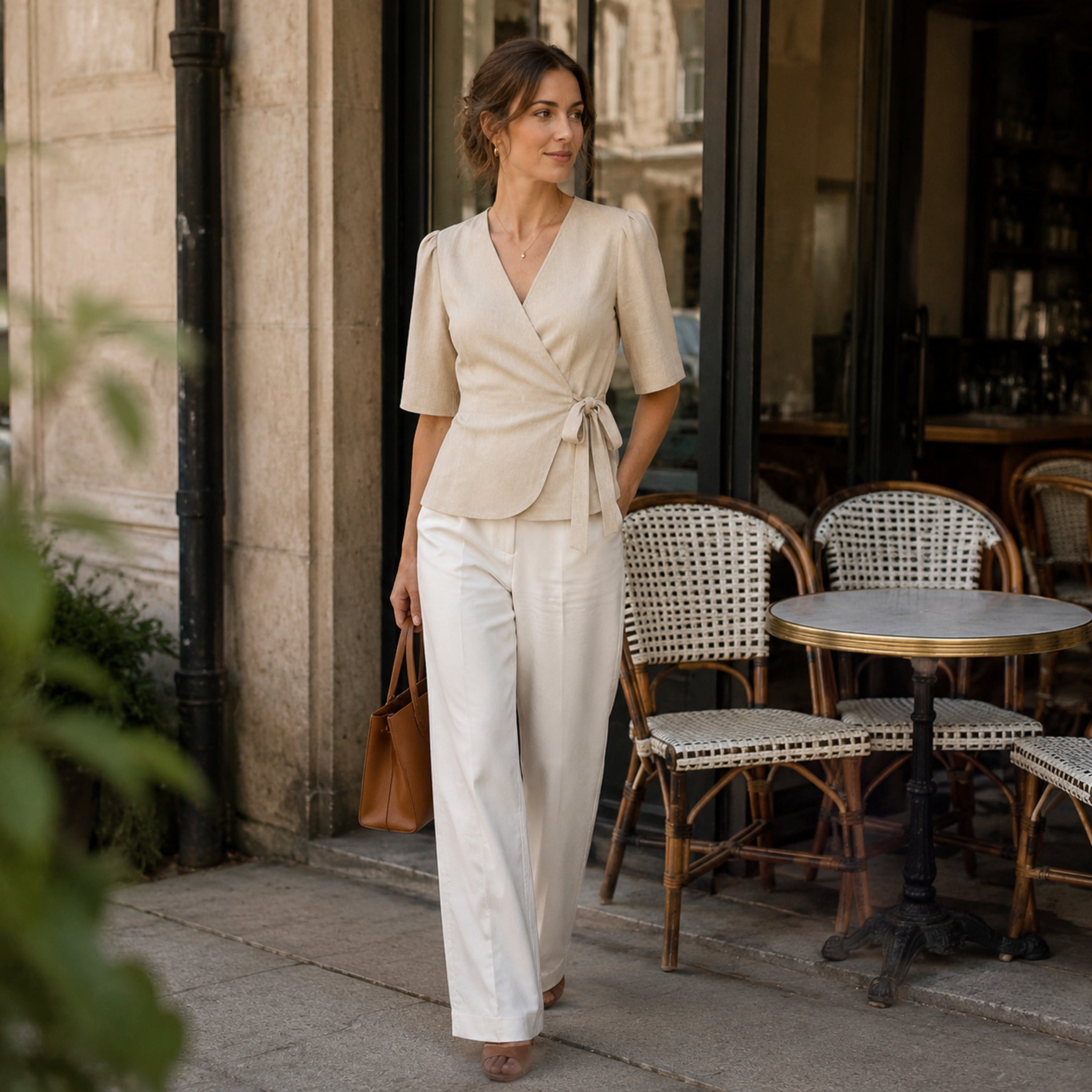 Blouse Saint-Honoré – Blouse drapée élégante