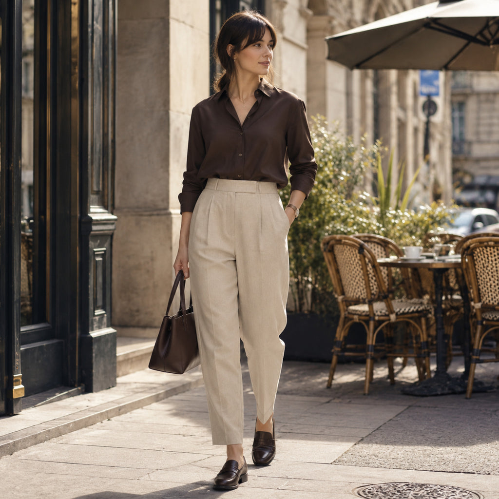 Pantalon Tuileries – Pantalon droit estival