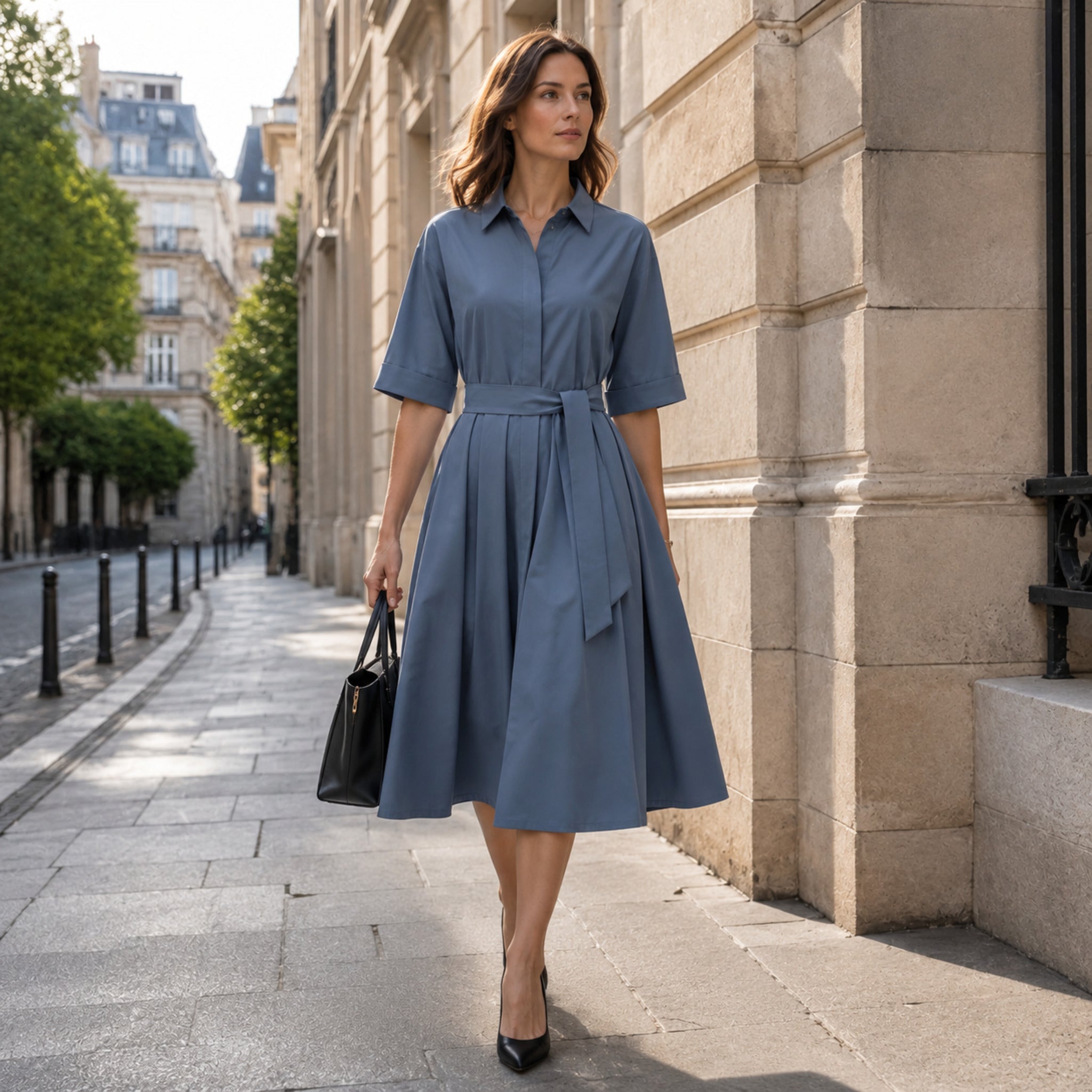 Robe Marais – Robe portefeuille fluide
