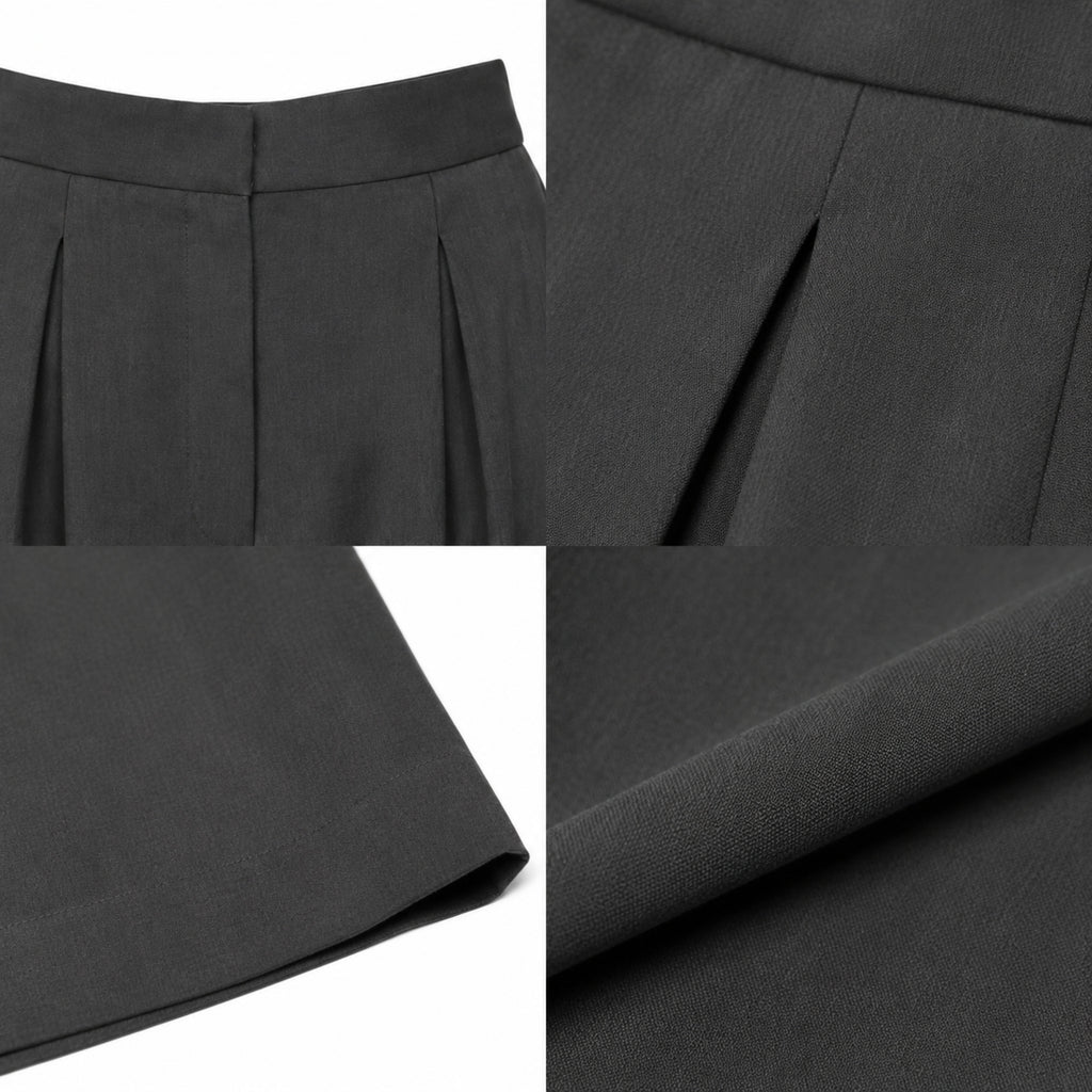 Pantalon Madeleine – Pantalon large taille haute